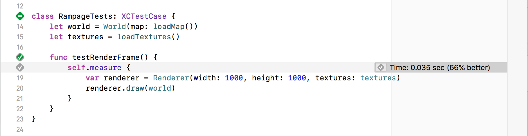 Performance after applying column-order fixes everywhere