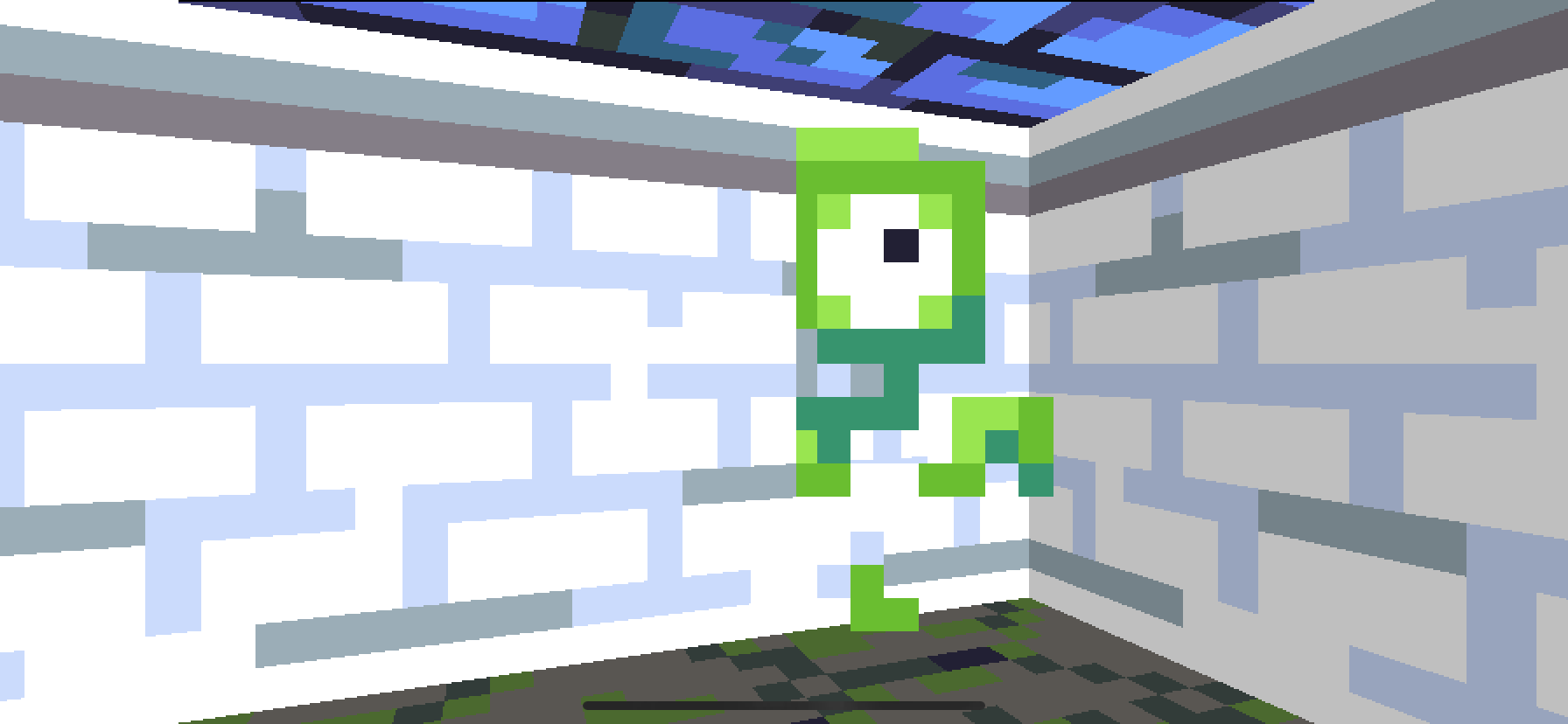 Monster stuck inside the wall